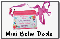 mini bolsa doble